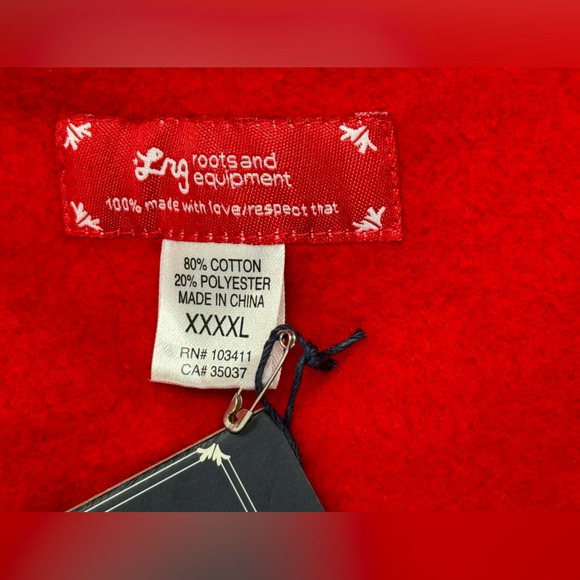 VTG LRG Dead Serious Skeleton Skull Hoodie Lifted Research Group RED YE RARE 4XL - Picture 10 of 16